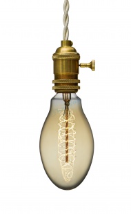 Ретро лампа накаливания Iteria Alhambra Golden E27 60W