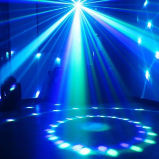 Светомузыка 4 в 1 "PartyMaker" 50вт, Диско шар, лазер, стробоскоп, ультрафиолет