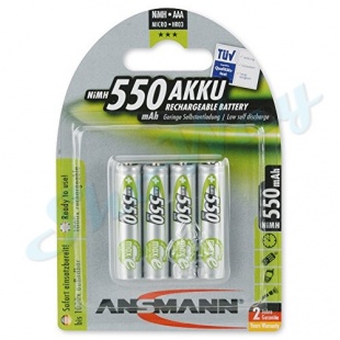 Аккумулятор AAA ANSMANN maxE 550 мАч 1 шт.