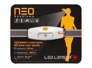 Фонарь светодиодный налобный LED Lenser NEO оранжевый