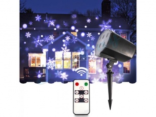 Уличный лазерный проектор PartyMaker Garden LED Snow white