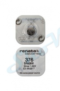 Батарейка для часов RENATA SR626W 376 1 шт.