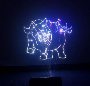 Анимационный лазерный проектор PartyMaker AH70RGB