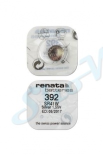 Батарейка для часов RENATA SR41W 392 1 шт.