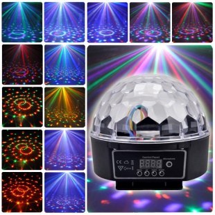 Светодиодный диско шар PartyMaker Magic Ball Light 9 dmx