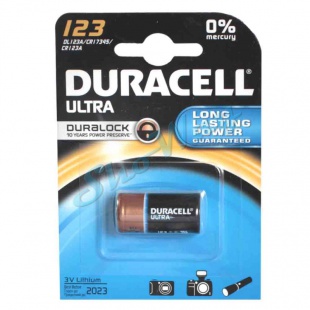 Батарейка DURACELL ULTRA CR123A 1 шт.