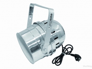 Прожектор Eurolite LED PAR-64 short, 10 mm, RGB LED, silver