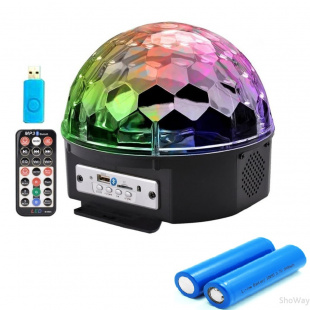 Светодиодный диско шар PartyMaker Magic Ball Boombox
