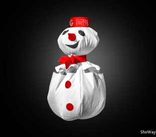 Насадка-снеговик для подвесной машины Global Effects EASY Swirl Snowman