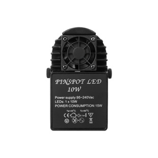 Светодиодный прожектор PartyMaker LED PinSpot 10W RGBW с пультом, черный