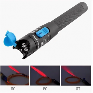 Красный лазер для проверки оптического кабеля 10 мВт