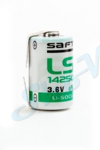 Батарейка SAFT LS 14250 с лепестковыми выводами 1шт.