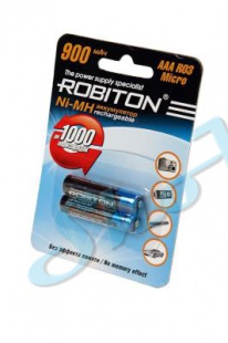 Аккумулятор Robiton HR03 900 мАч 1 шт.