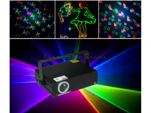 Анимационный лазерный 3D проектор PartyMaker RGB300SD