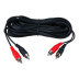 Шнур 2 RCA - 2 RCA, 1.5 м, черный